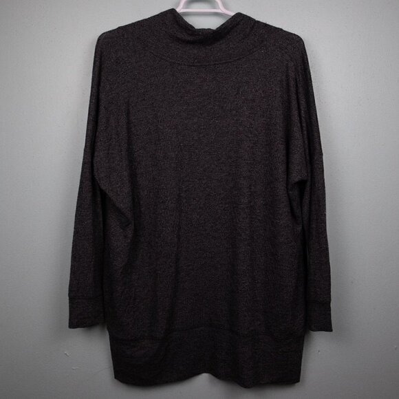 Sundry gray cocoon open cardigan-4 - Picture 4 of 4